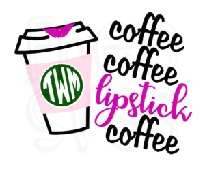 Coffee Lipstick Free Svg File Free Svgs