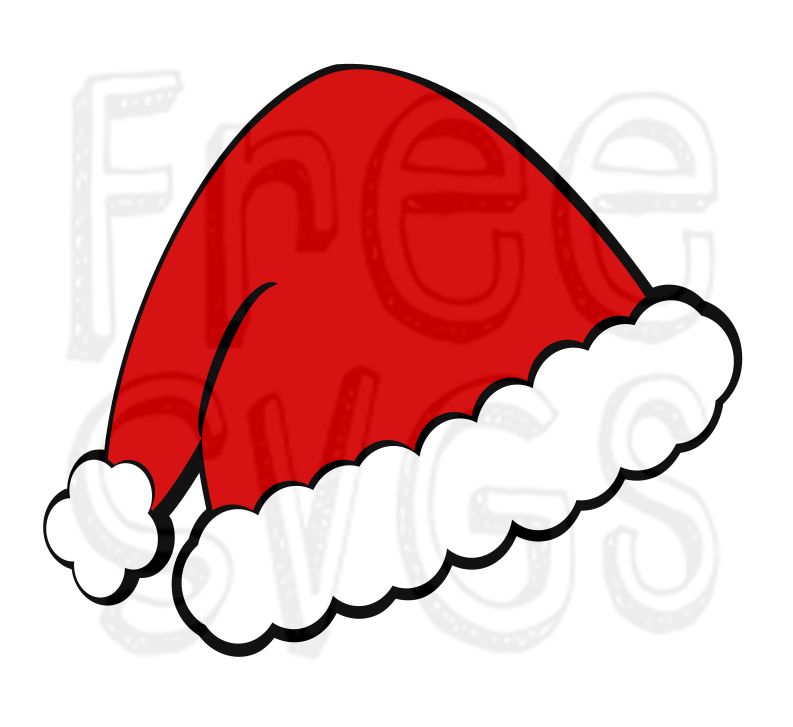 FREE Santa Hat SVG File