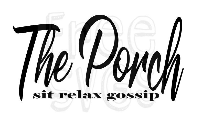 The Porch FREE SVG