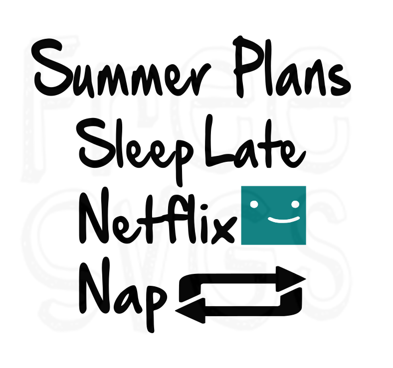 Summer Plans FREE SVG File