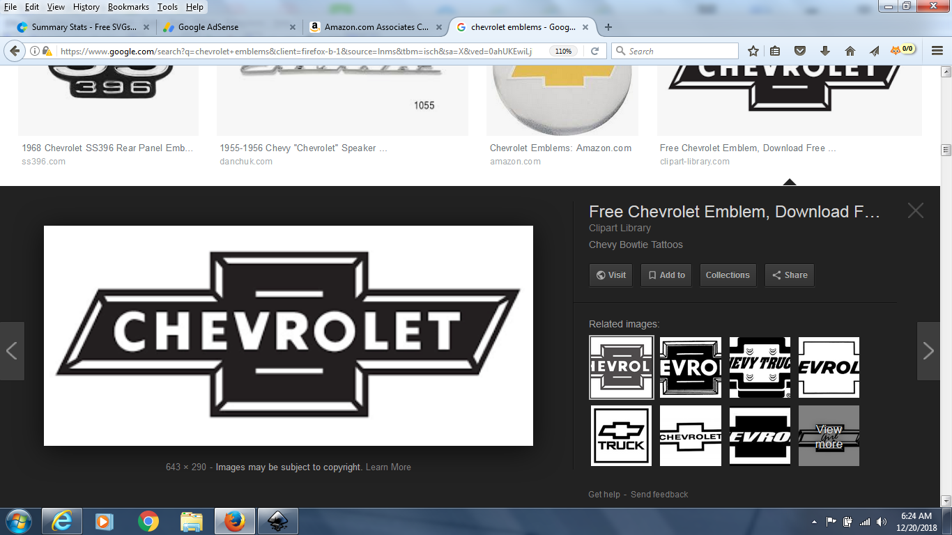 Free Chevrolet Bow Tie Emblem SVG File