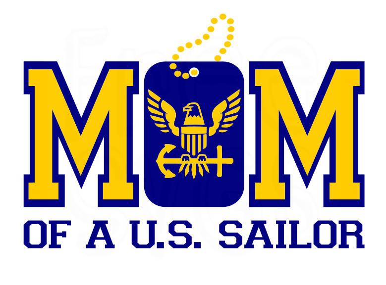 Free Navy Mom SVG File - Free SVGs