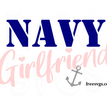 Proud Navy Aunt Free SVG File - Free SVGs