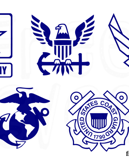 Free Military SVG Logo Set
