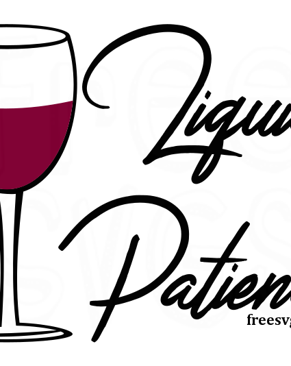 Wine Glass SVG File for Free – Liquid Patience