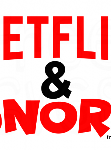 Netflix & Snore FREE SVG File