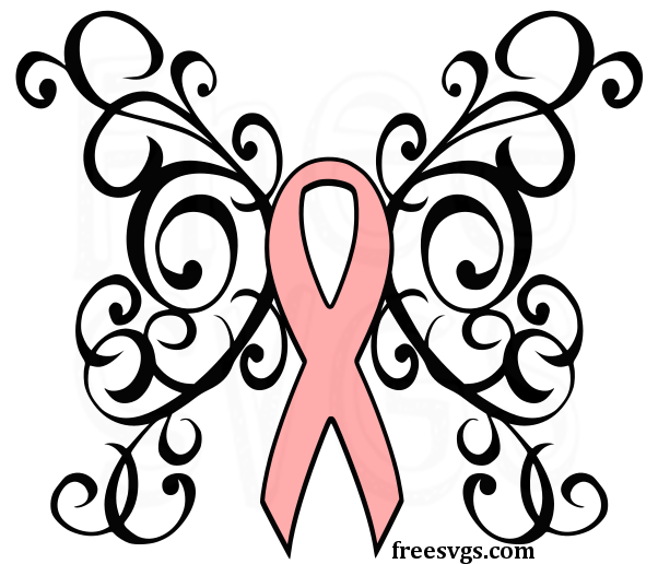 Butterfly Awareness Ribbon Free Svg File Free Svgs