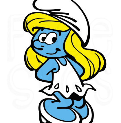 Smurfette Free SVG File - Free SVG Cut Files