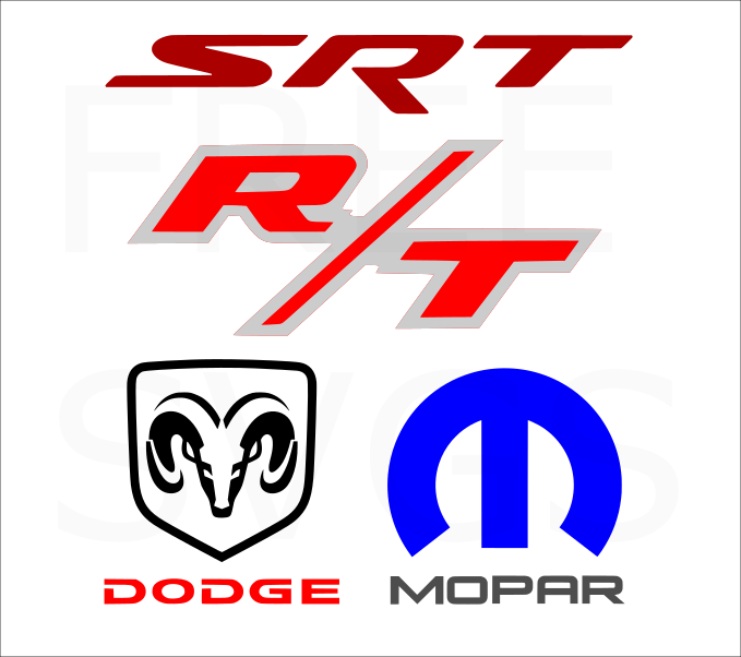 Dodge Logo Set Free Svg File Free Svgs