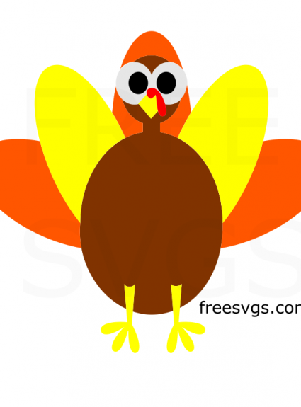 Mr. Turkey Free SVG File