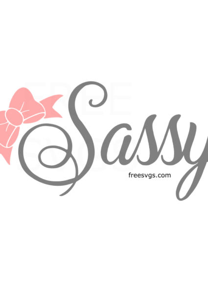 Free Sassy & Bow SVG File