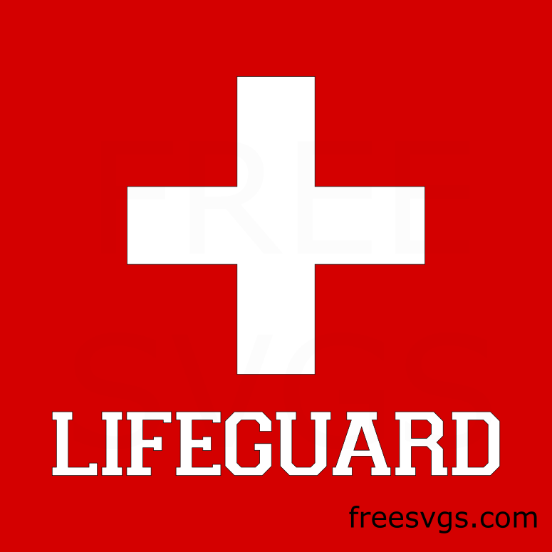 Lifeguard SVG Lifeguard Clipart Lifeguard Silhouette Cut File Lifeguard ...