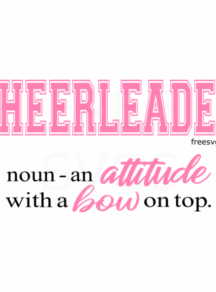 Cheerleader Definition Free SVG