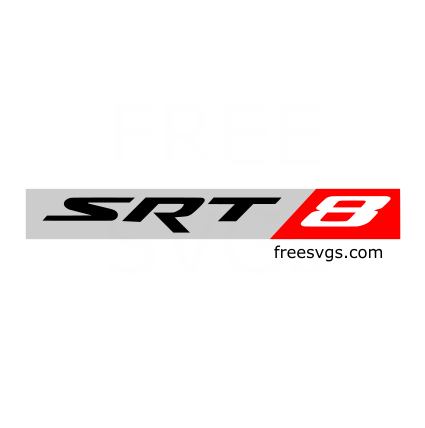 SRT8 Logo Free SVG File
