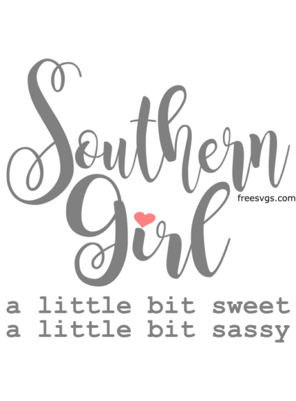 Southern Girl Free SVG File