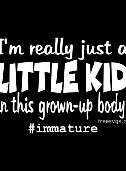 #immature Free SVG File