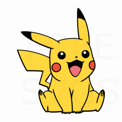 Pikachu Free SVG File - Free SVG Cut Files