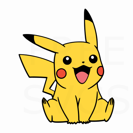 Pokémon Pikachu SVG 