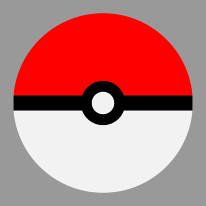 Pokemon Poke Ball FREE SVG File - Free SVG Cut Files