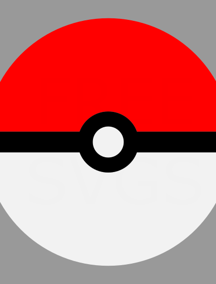 Pokemon Poke Ball FREE SVG File