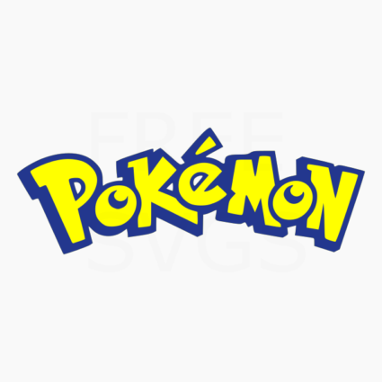 Pokemon Logo Free Svg File Free Svg Cut Files