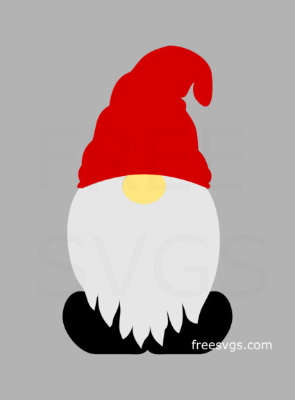 Just a Gnome Free SVG File