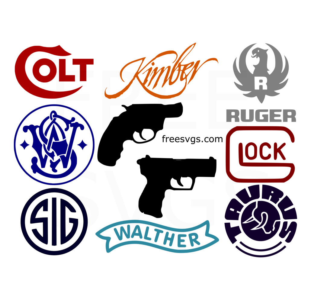 Guns & Gun Logos Free SVG File - SVG Cut Files for Free