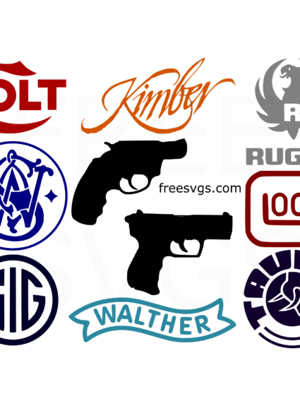 Guns & Gun Logos Free SVG File
