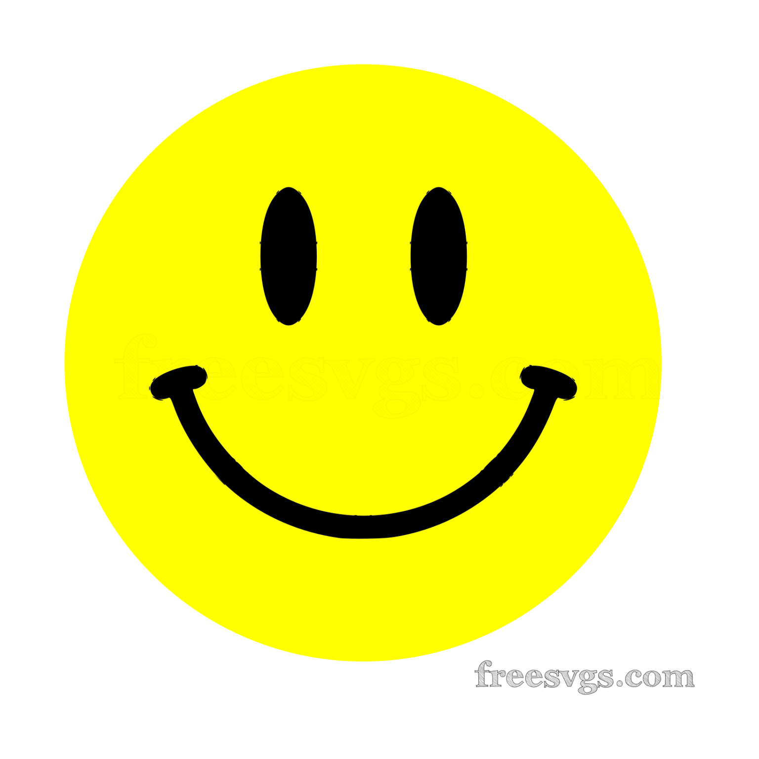 Happy Face SVG File - Free SVG Cut Files