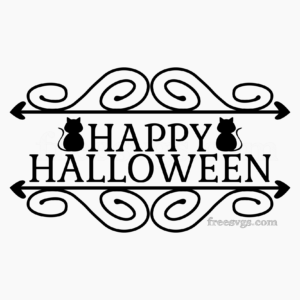 Happy Halloween Free SVG File - Free SVGs