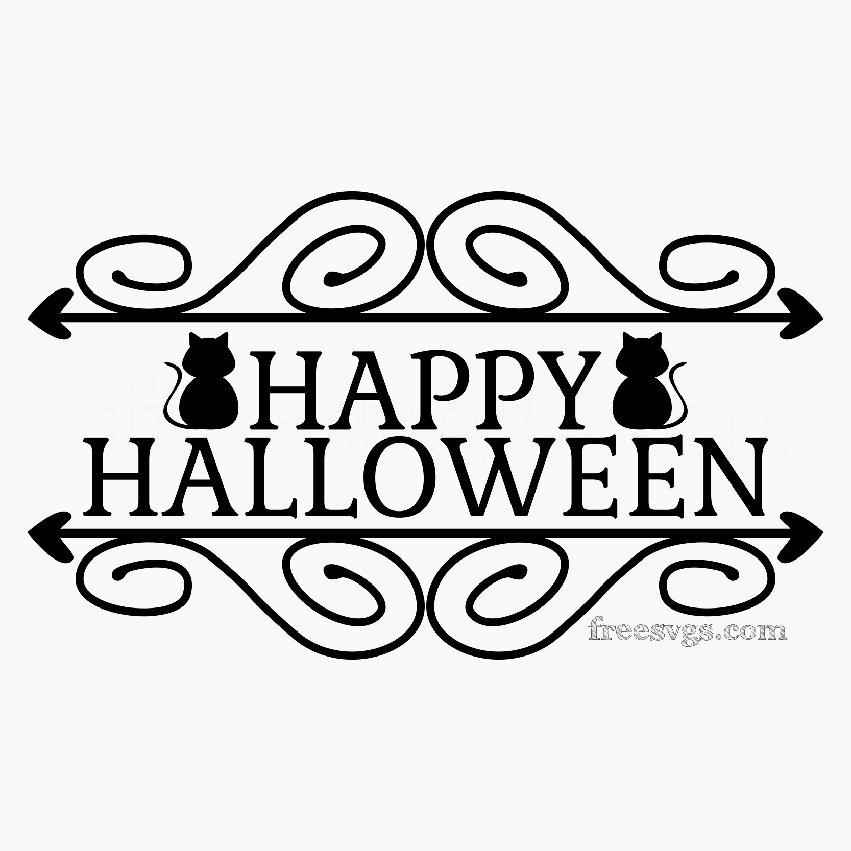 Happy Halloween Free SVG File - Free SVG Cut Files