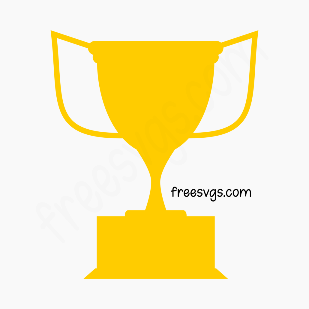 Trophy SVG File for FREE - SVG Cut Files for Free