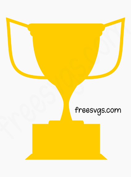 Trophy SVG File for FREE