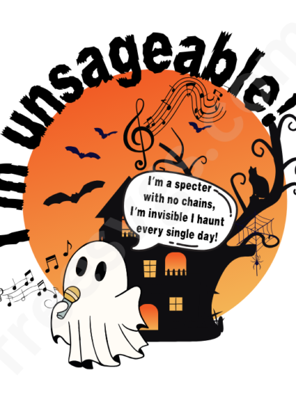 Unsageable Halloween Sublimation File